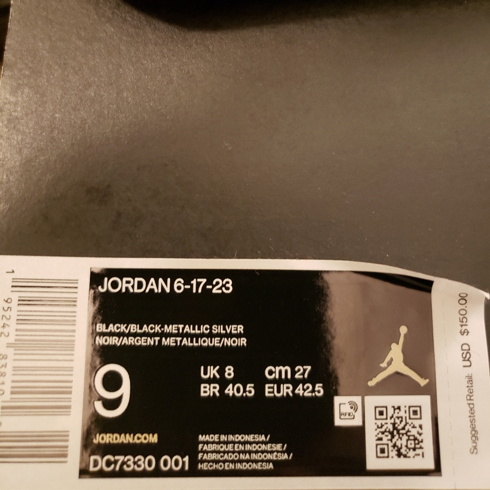 Men's Air Jordan size 9